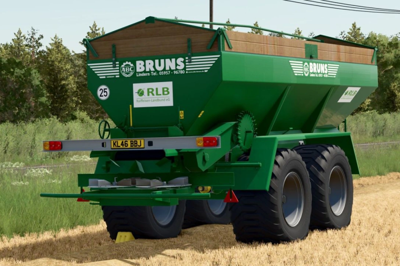 Розкидач гною Bruns MBA-22000 для Farming Simulator 25