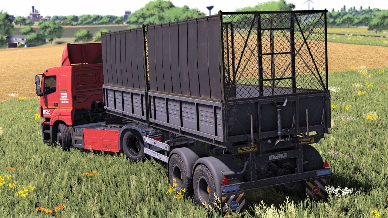 Напівпричіп MMZ для Farming Simulator 22