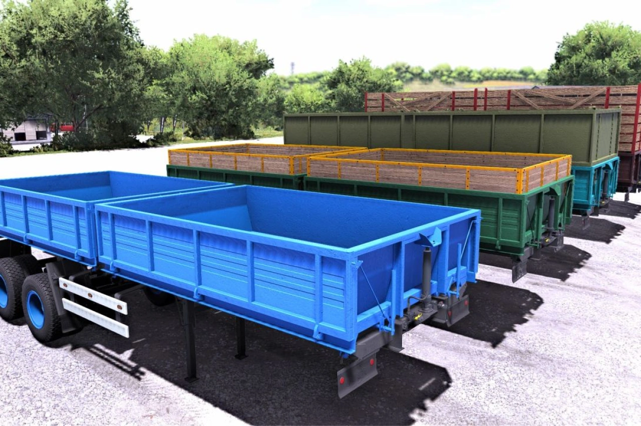 Напівпричіп MMZ для Farming Simulator 22