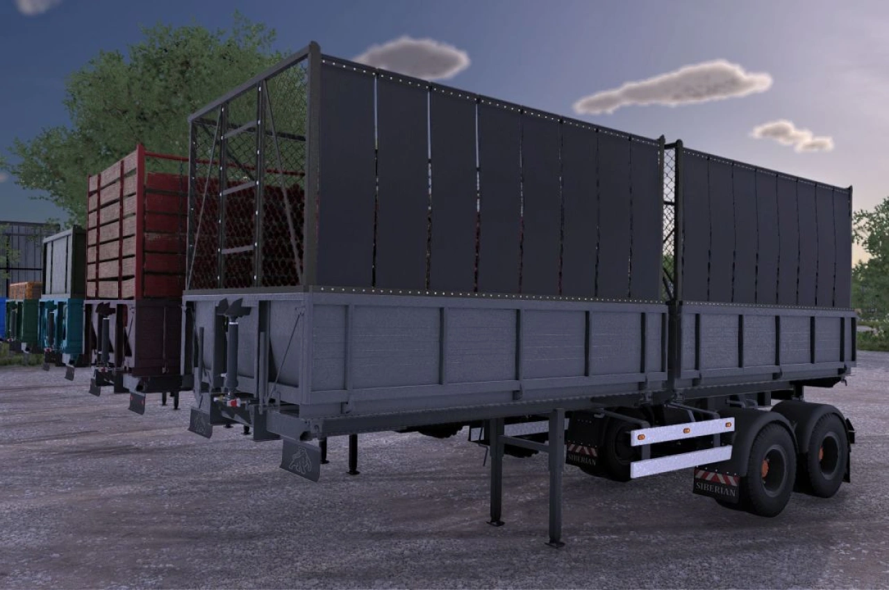 Напівпричіп MMZ для Farming Simulator 22