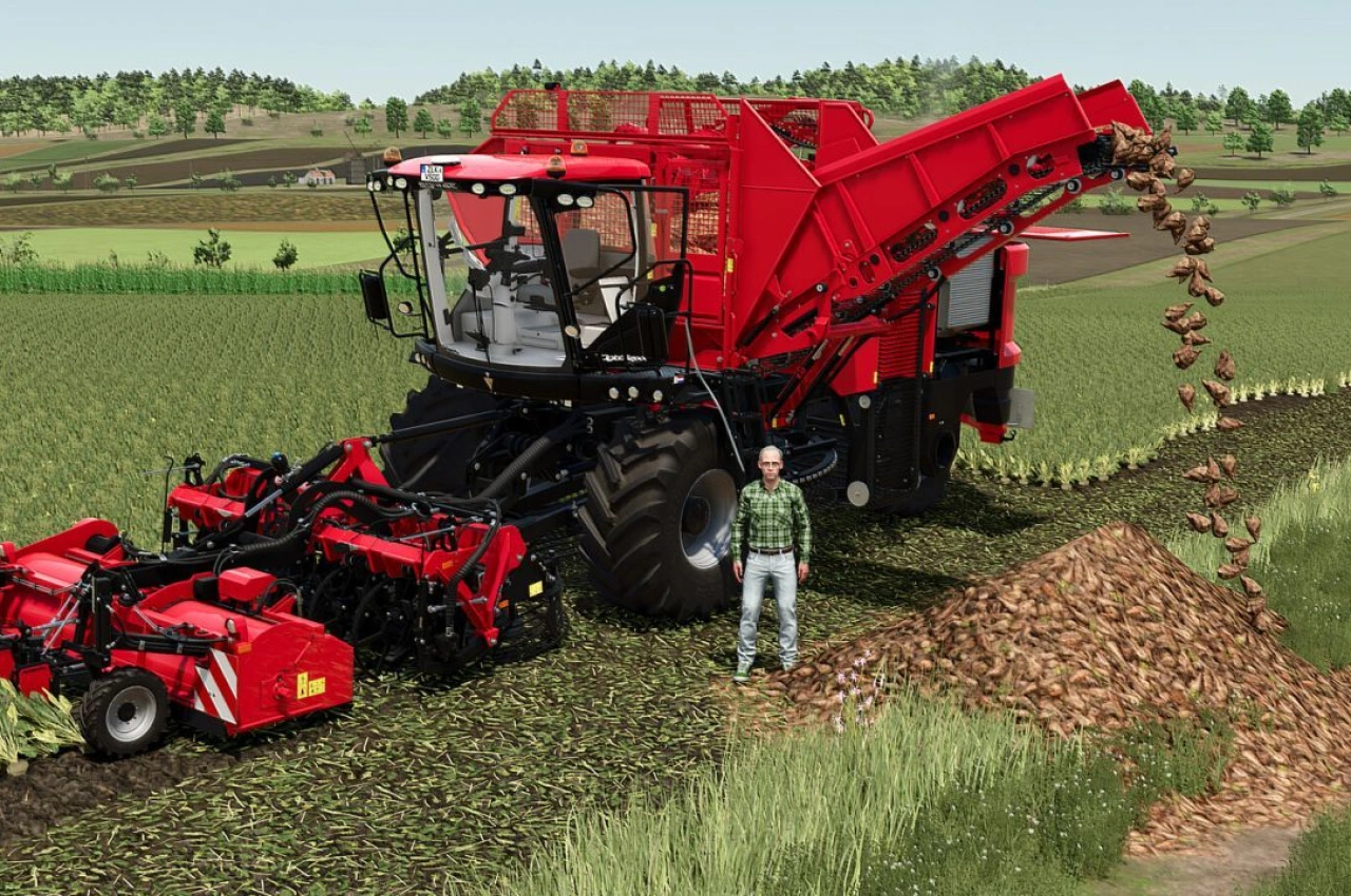 Harvester Agrifac for Farming Simulator 25
