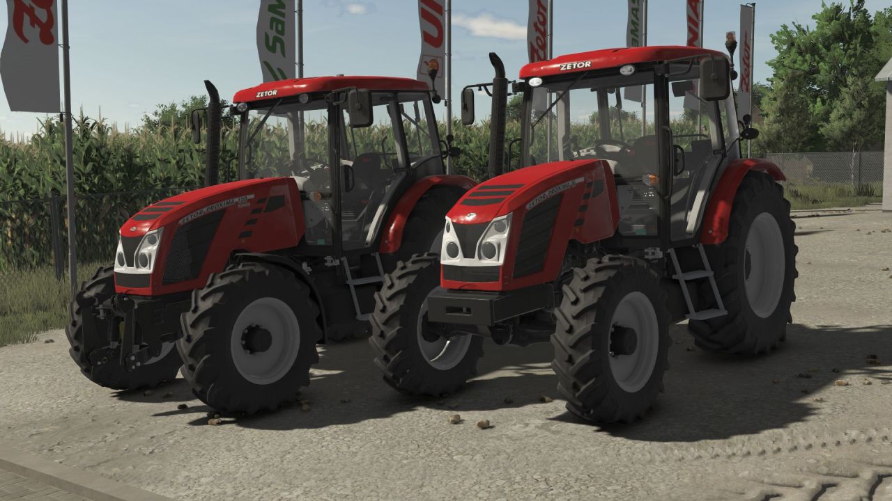 Leistungsstarker Traktor Zetor Proxima 90-120 für Farming Simulator 25 — 87-117 PS und Flexible Einstellungen