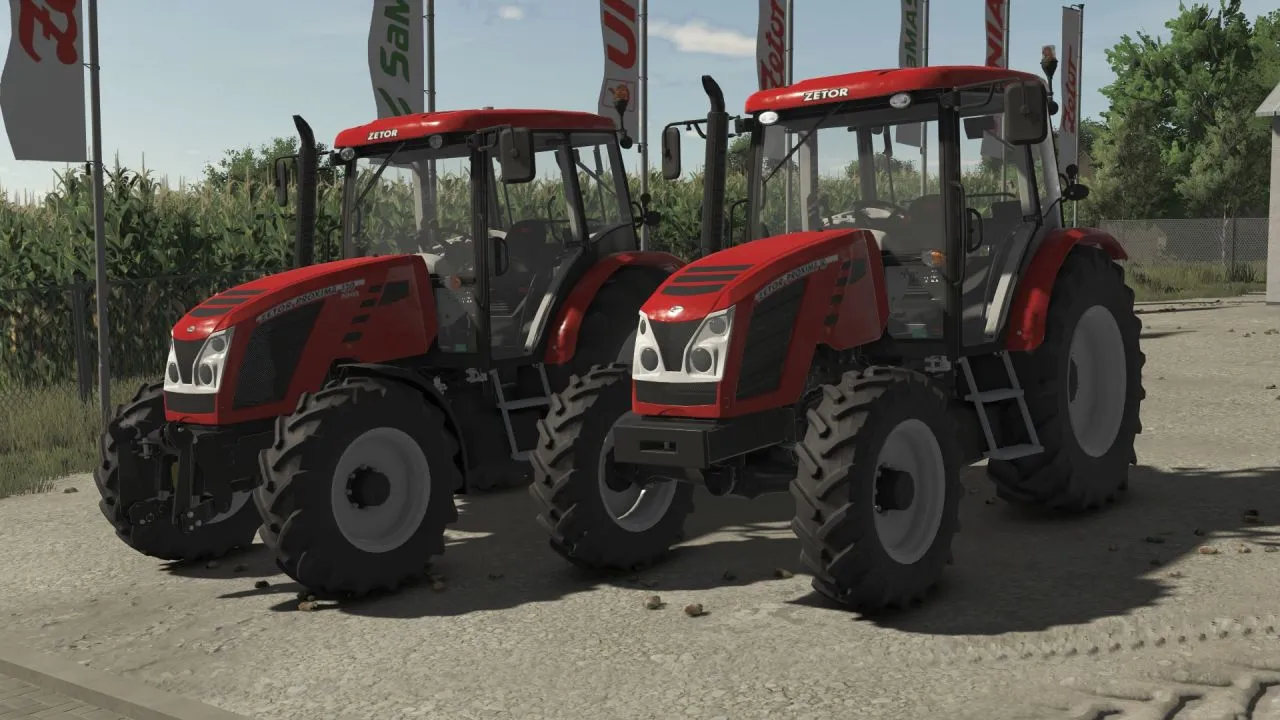 Потужний Трактор Zetor Proxima 90-120 для Farming Simulator 25 — 87-117 к.с. та Гнучкі Налаштування
