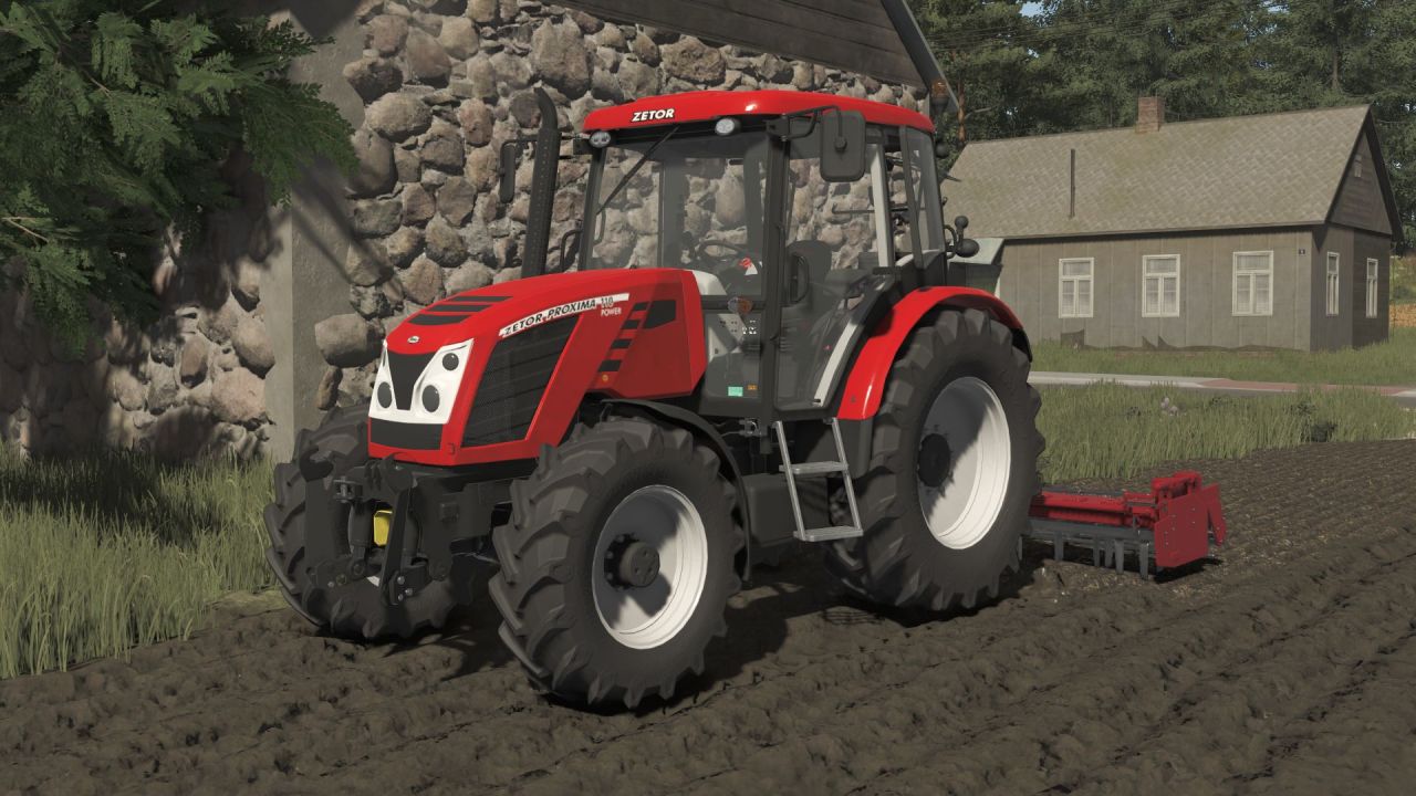 Powerful Tractor Zetor Proxima 90-120 for Farming Simulator 25 — 87-117 hp and Flexible Settings
