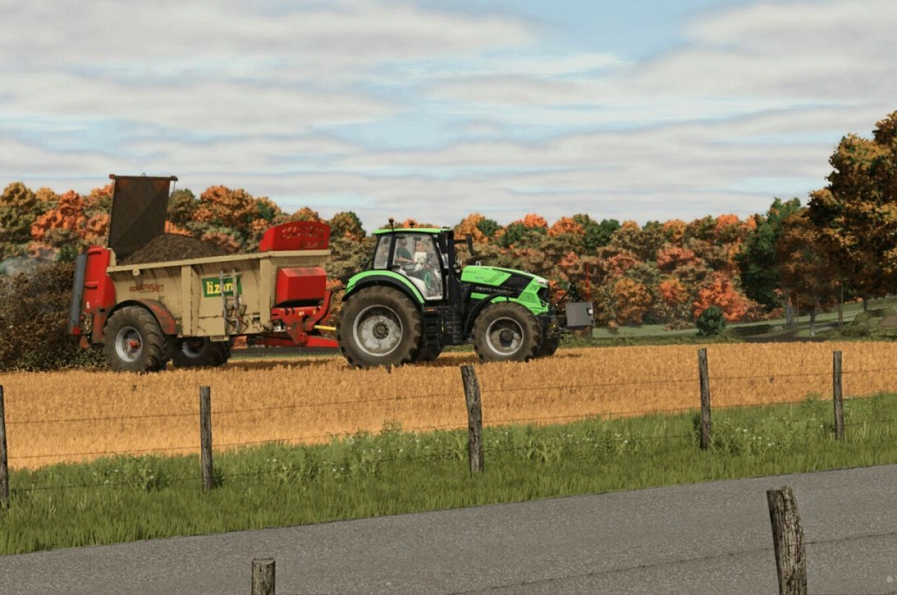 Rozrzutnik obornika Lizard Goliath 54s17 do Farming Simulator 25