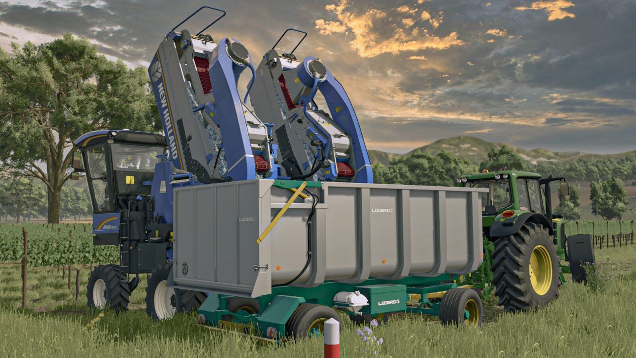 Причіп Lizard Stainless Tipping Trailer Pack для Farming Simulator 25
