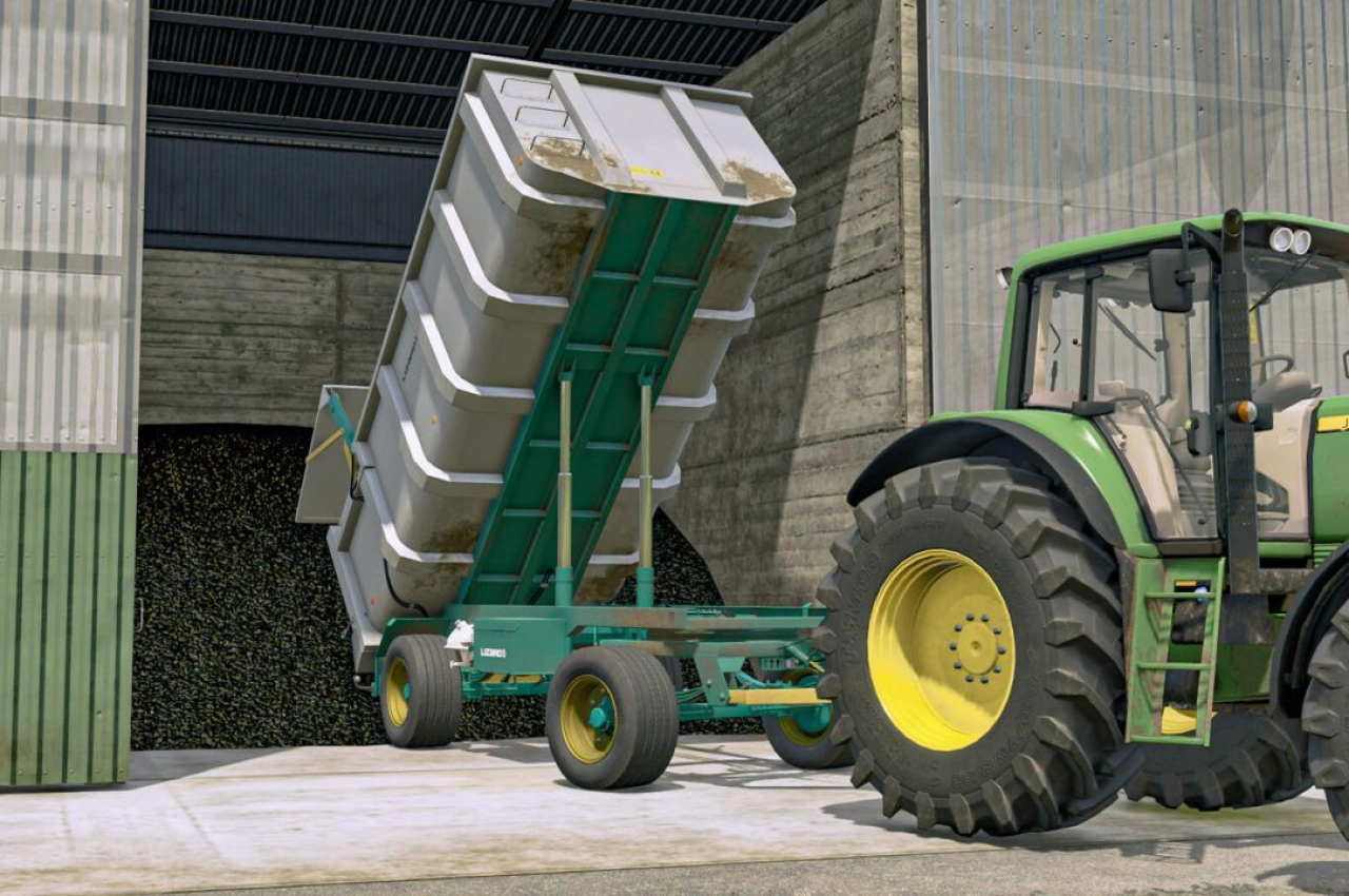 Причіп Lizard Stainless Tipping Trailer Pack для Farming Simulator 25