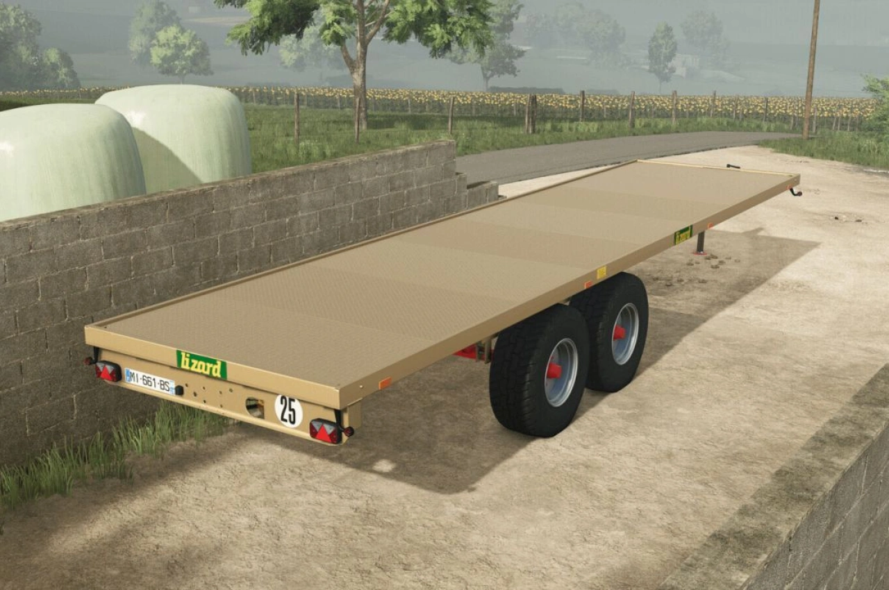 Причіп Lizard 100D16 для Farming Simulator 25