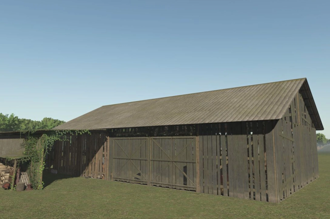Склад з сараями для Farming Simulator 25