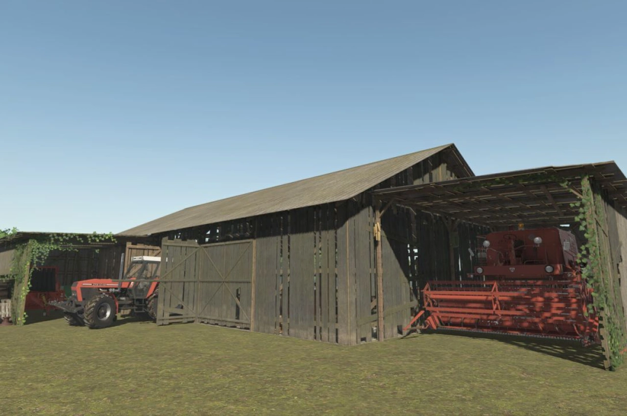 Склад з сараями для Farming Simulator 25