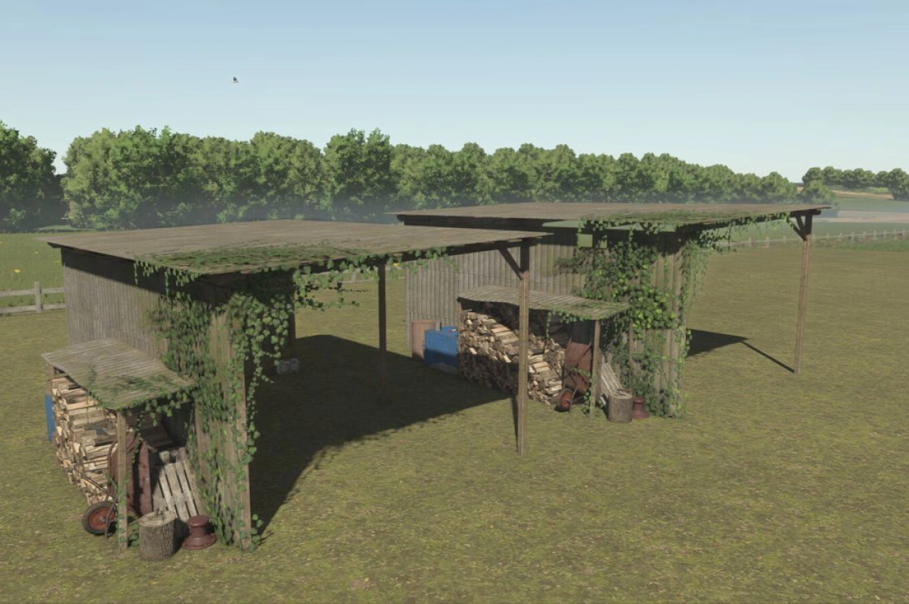 Склад з сараями для Farming Simulator 25