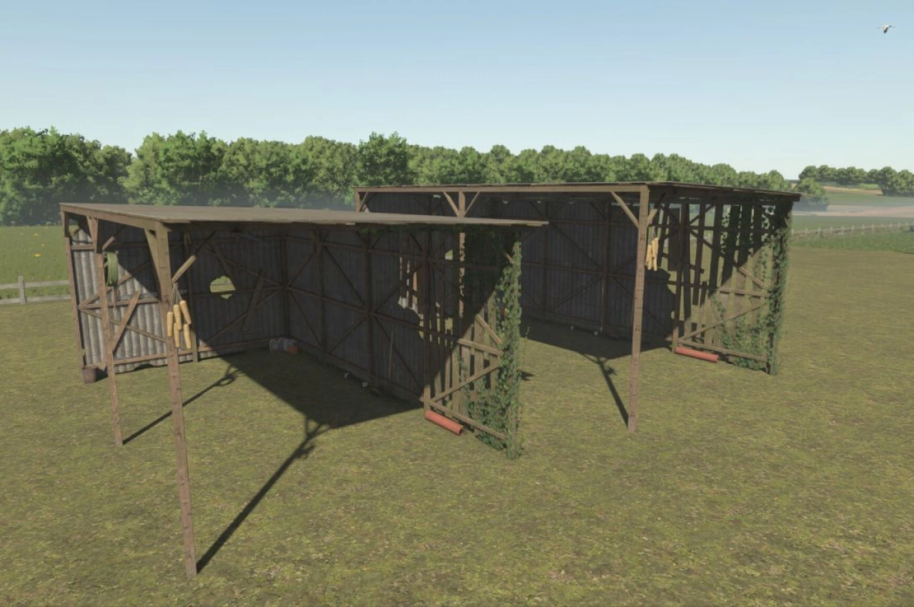 Склад з сараями для Farming Simulator 25