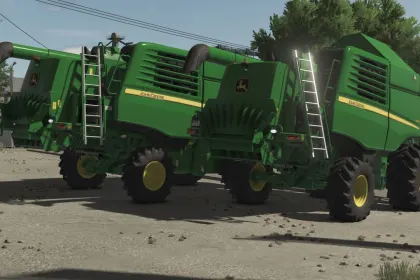 Потужний Комбайн John Deere W Series (W540–W660) з Жаткою 625X для FS25