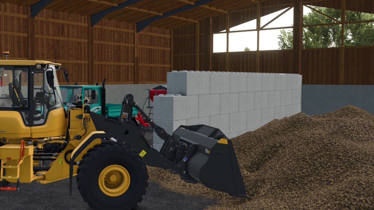 Складське приміщення Modern Wooden Garage для Farming Simulator 25