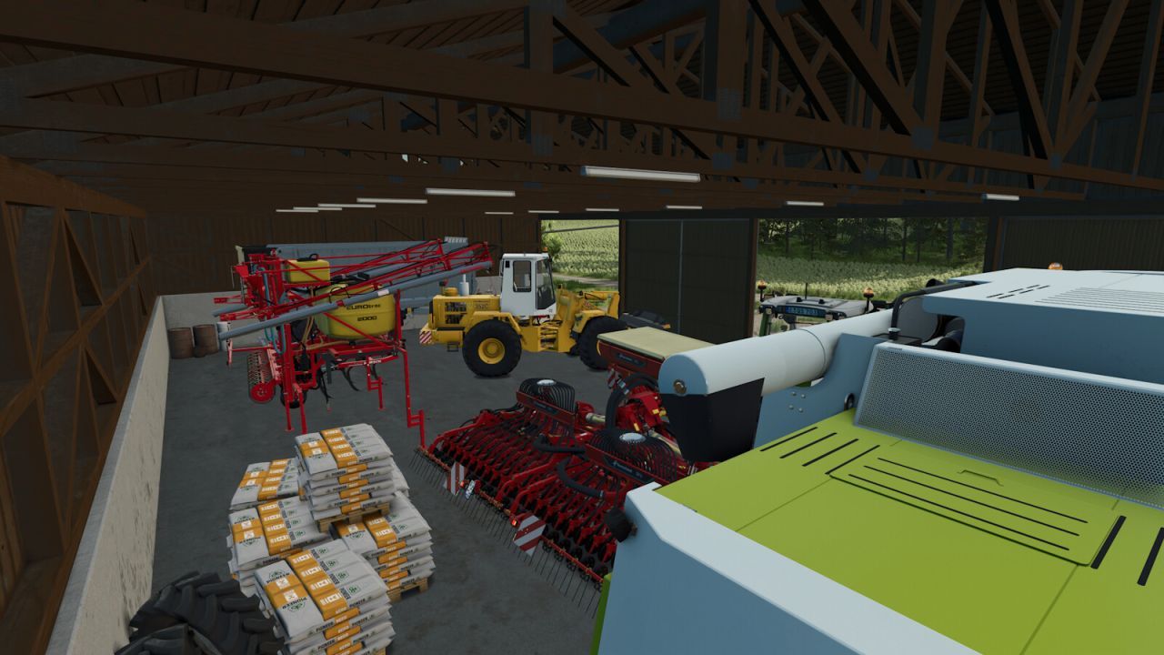 Сучасний машинний зал для Farming Simulator 25