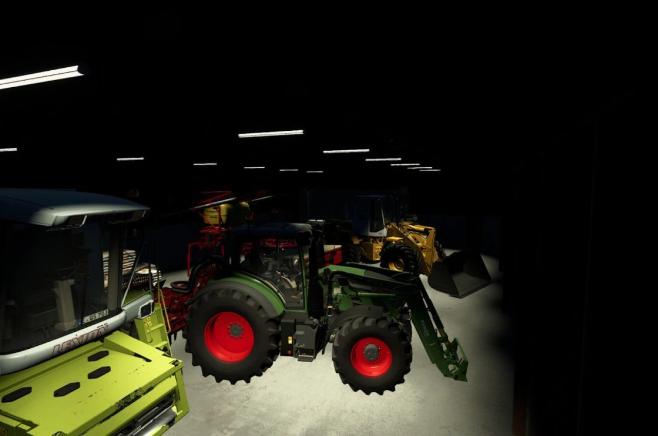 Сучасний машинний зал для Farming Simulator 25