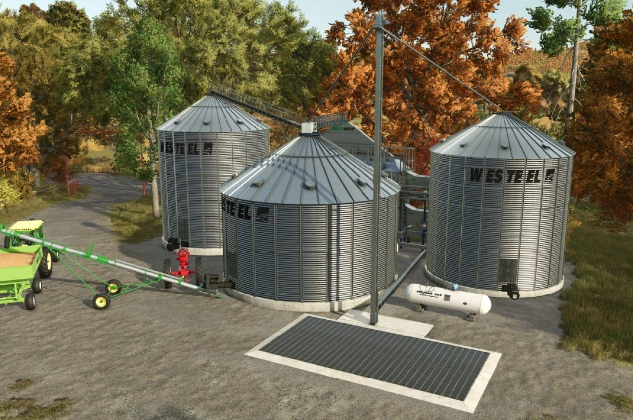 Система силосів AGI Westeel для Farming Simulator 25