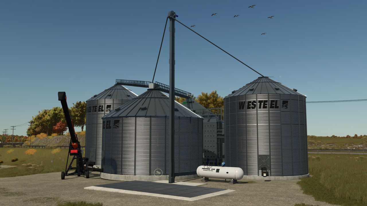 Система силосів AGI Westeel для Farming Simulator 25