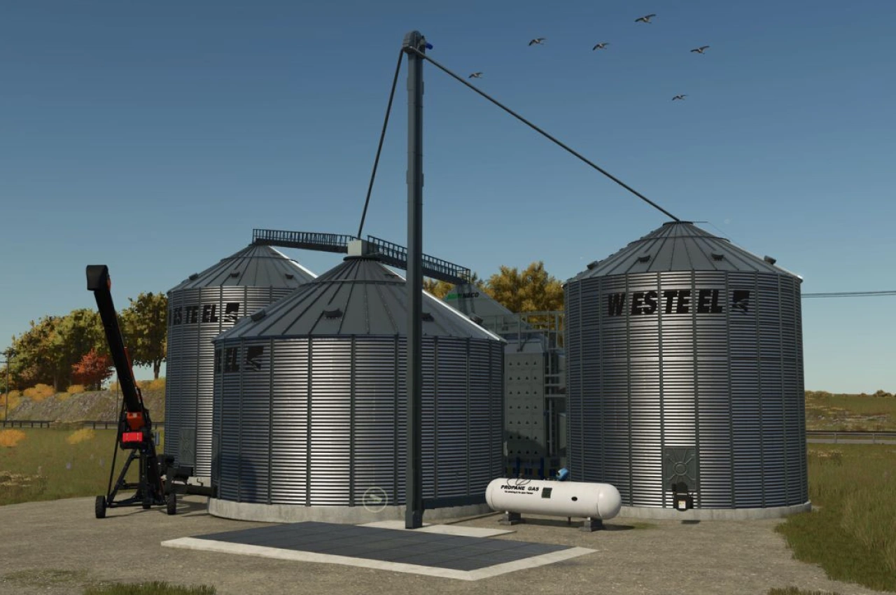 Система силосів AGI Westeel для Farming Simulator 25