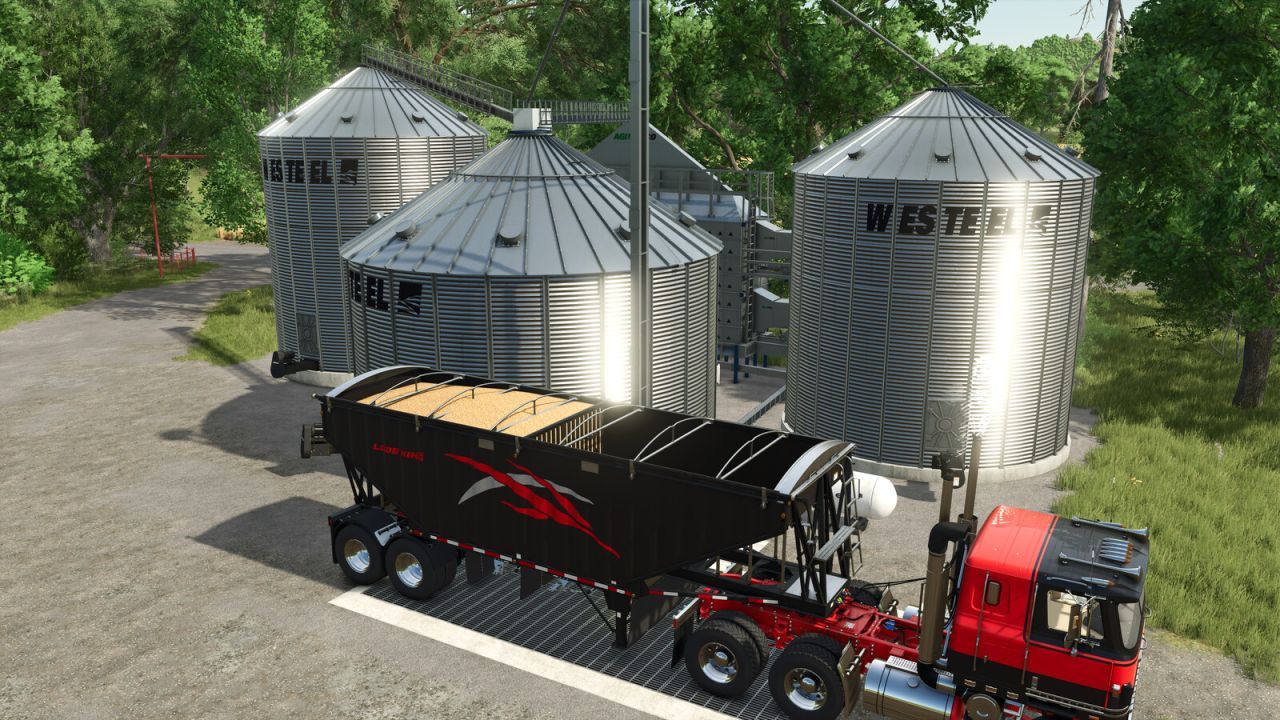 Система силосів AGI Westeel для Farming Simulator 25