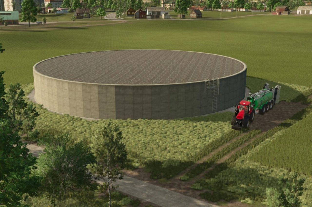 Силос для рідкого гною та дигестату для Farming Simulator 25