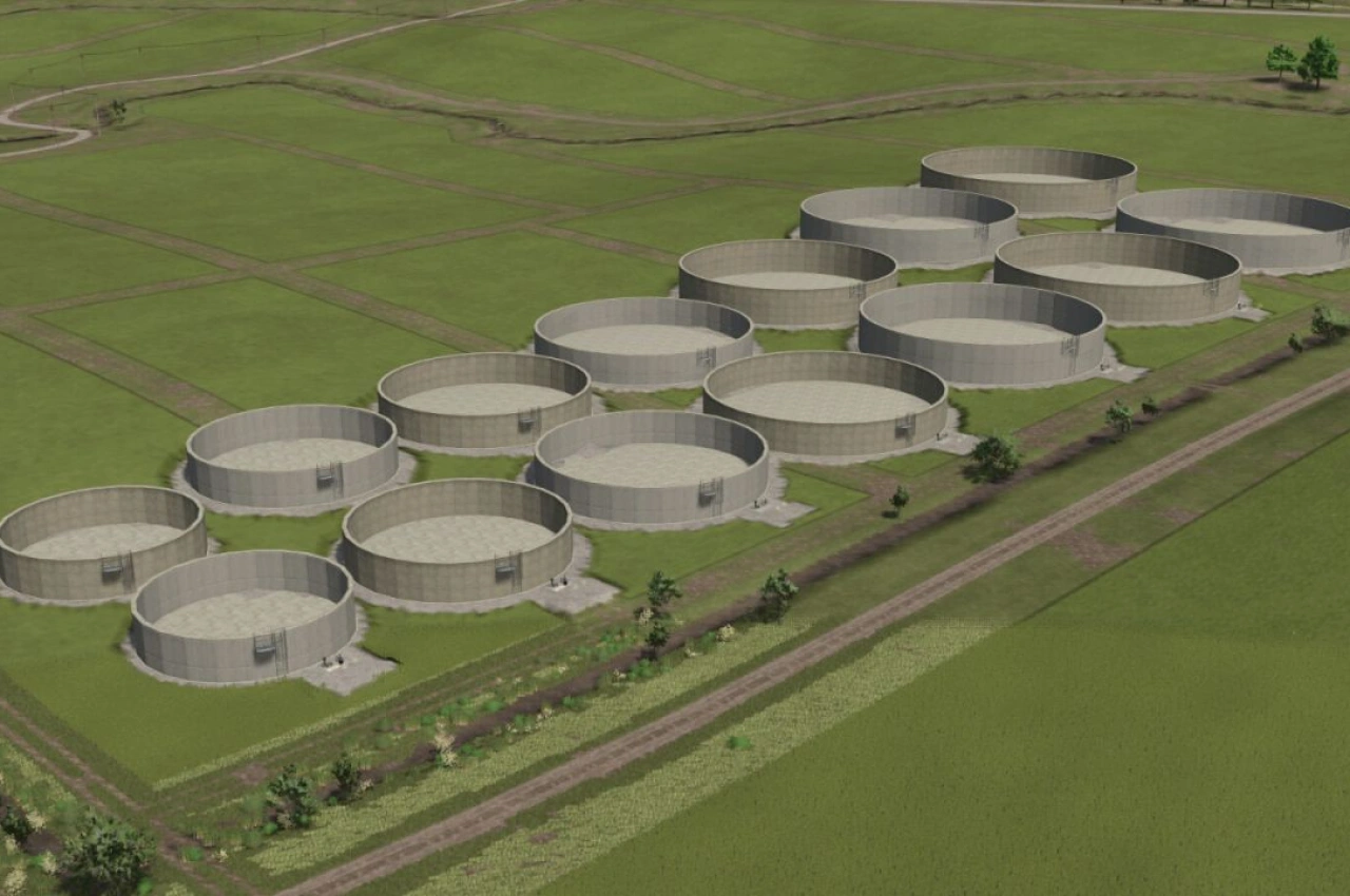 Силос для рідкого гною та дигестату для Farming Simulator 25