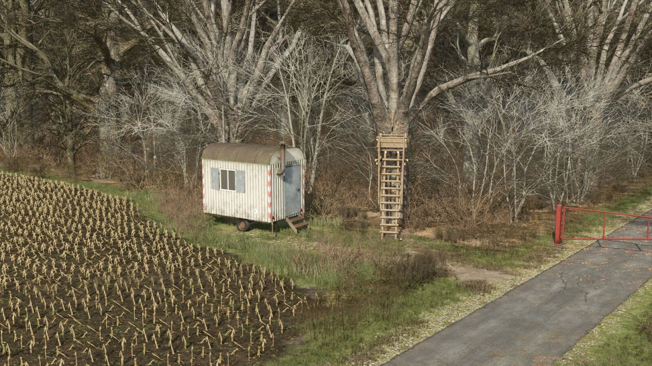 Будівельний причіп для Farming Simulator 25
