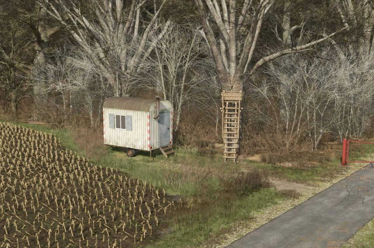 Будівельний причіп для Farming Simulator 25