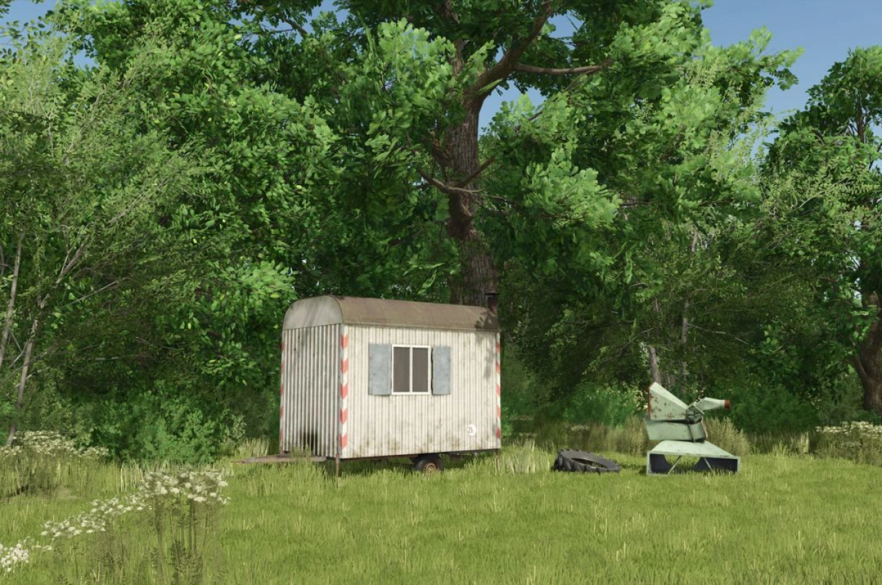 Будівельний причіп для Farming Simulator 25