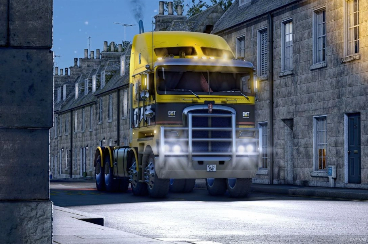 Вантажівка Kenworth K200 Extended для Farming Simulator 25