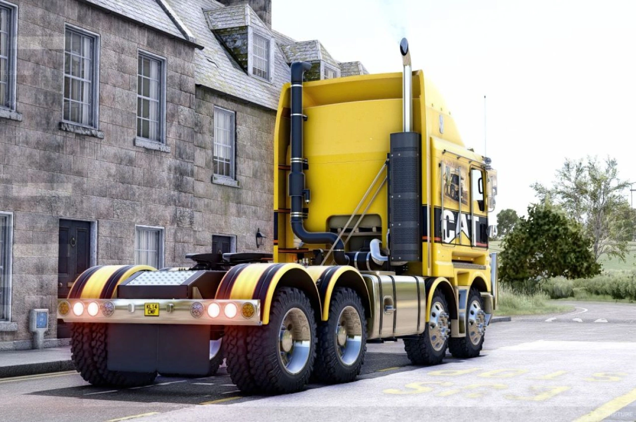 Вантажівка Kenworth K200 Extended для Farming Simulator 25