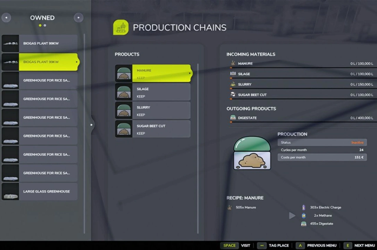 Biogazownia BGA 99kw do Farming Simulator 25