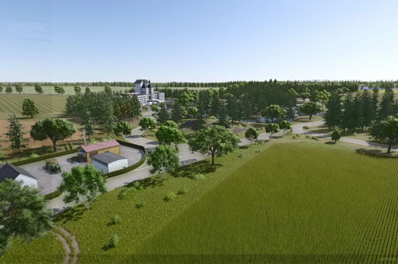 Mapa Thüringen 2.0 16x do Farming Simulator 25