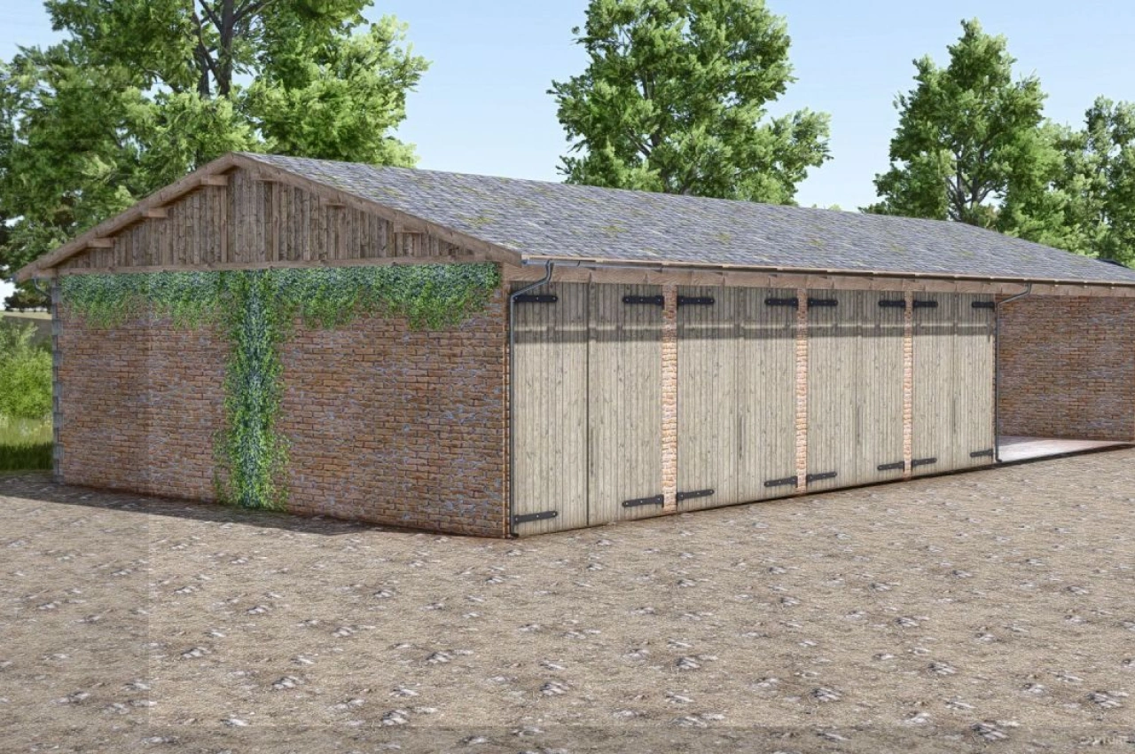 Zestaw budynków Olli shed 16x do Farming Simulator 25