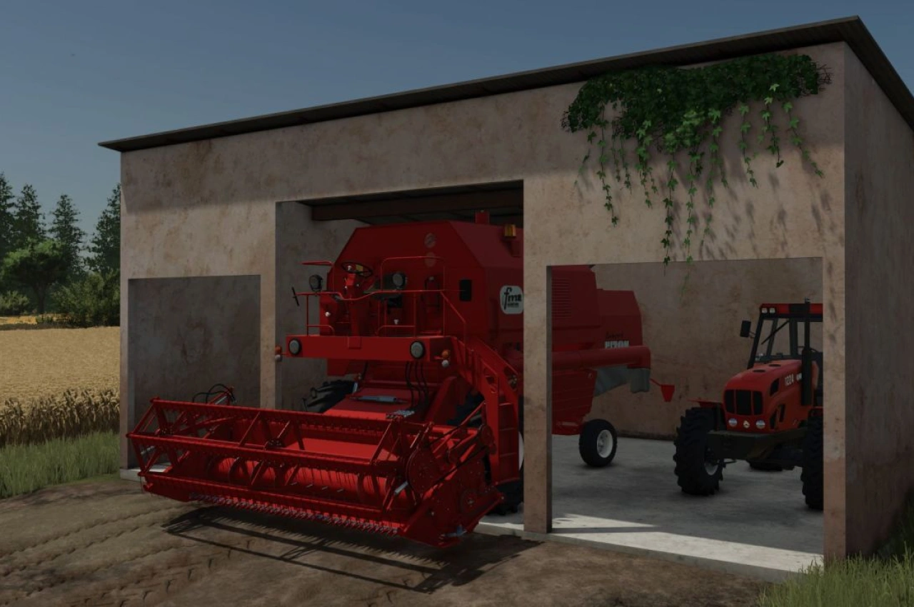 Маленький машинний сарай для Farming Simulator 25