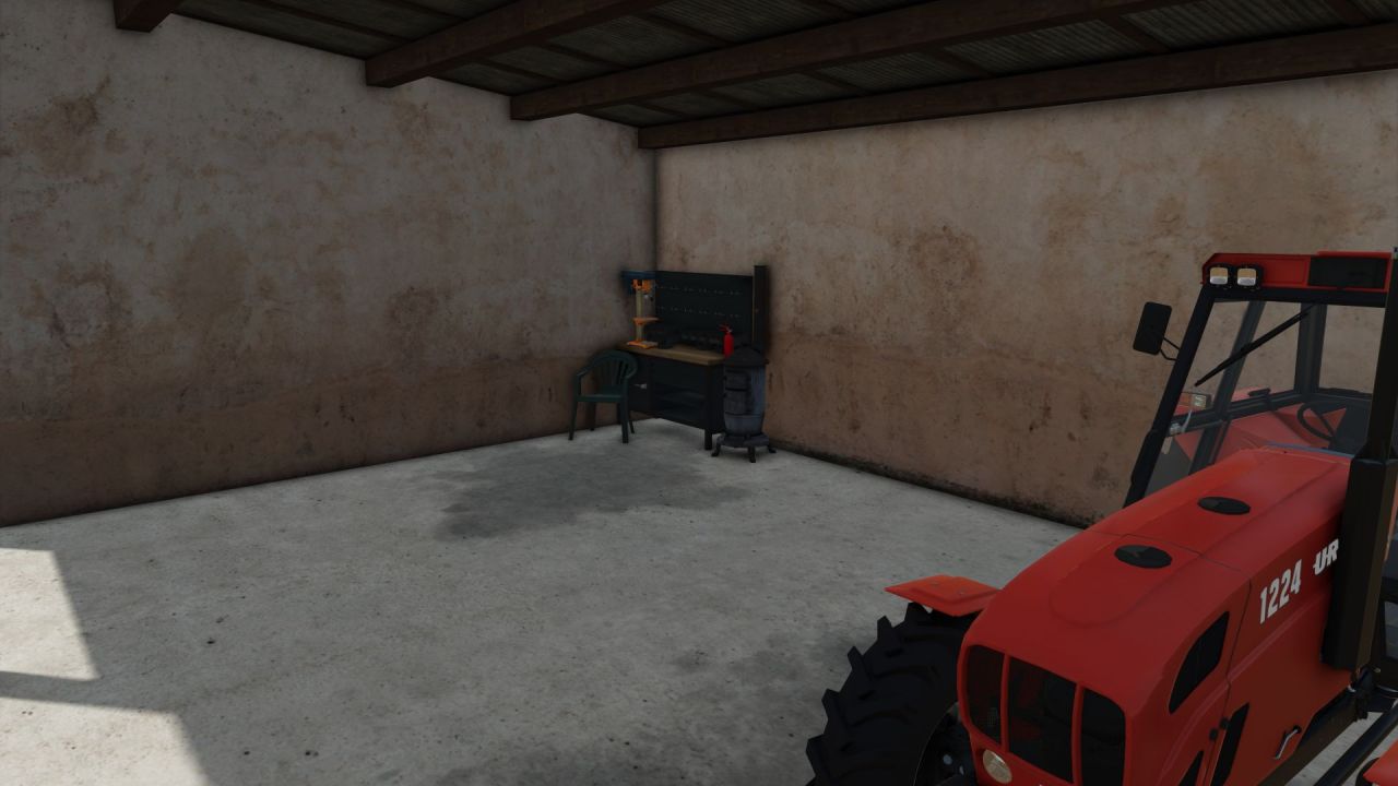 Маленький машинний сарай для Farming Simulator 25