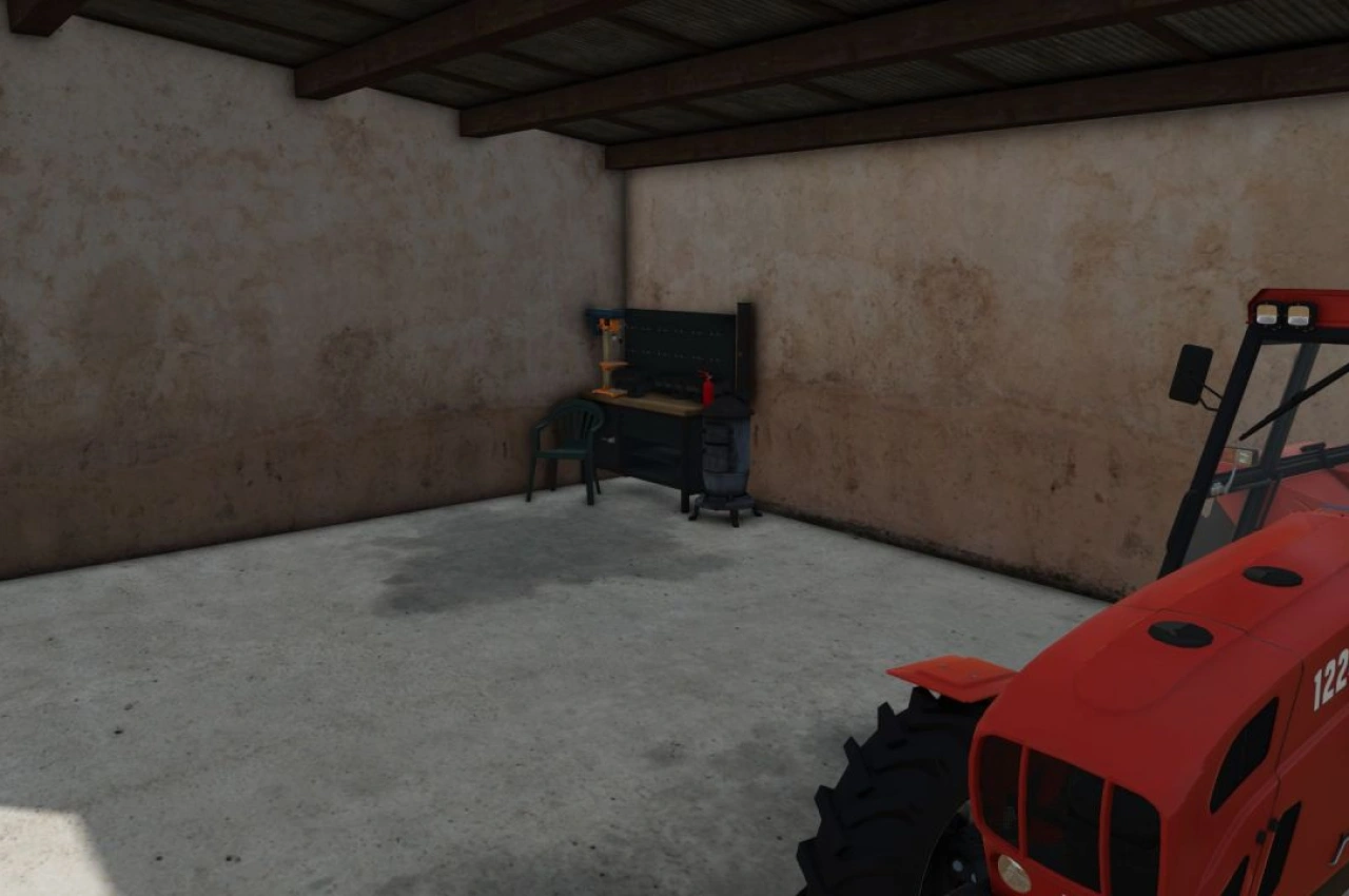 Маленький машинний сарай для Farming Simulator 25