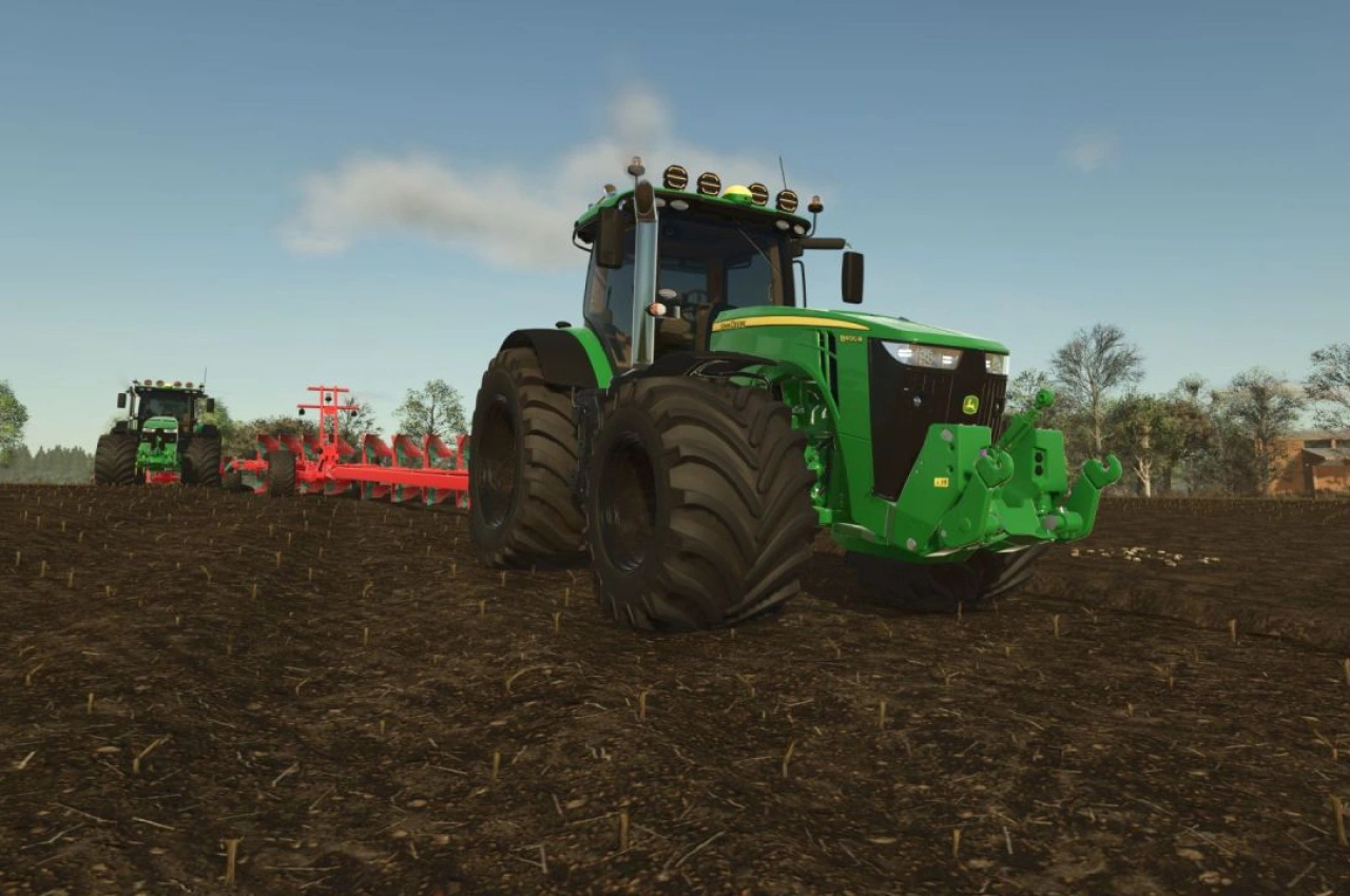Трактор John Deere 8R Edit для Farming Simulator 25