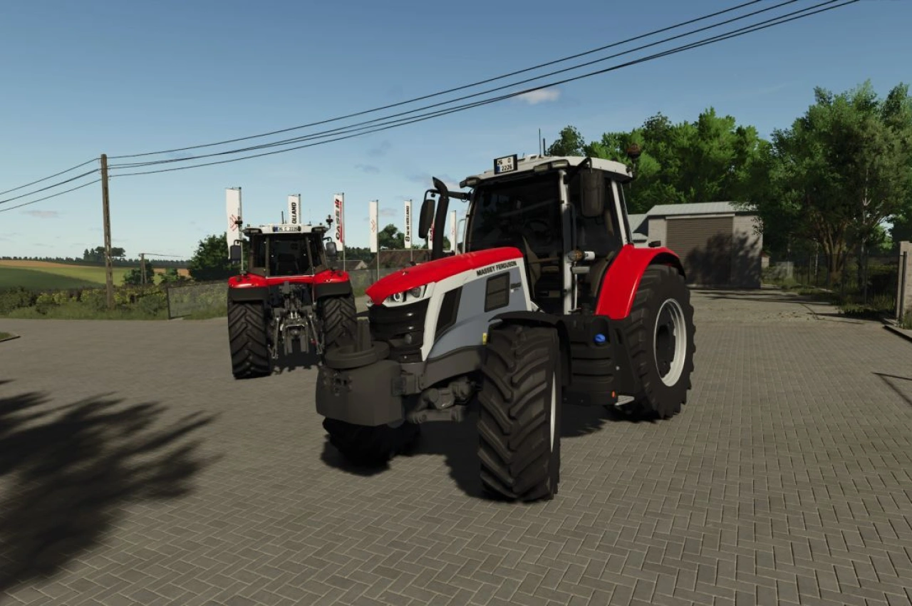 Traktor Massey Ferguson 6S Series für Farming Simulator 25
