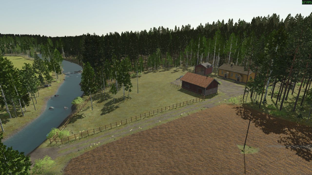 Карта Karhuvaara для Farming Simulator 25