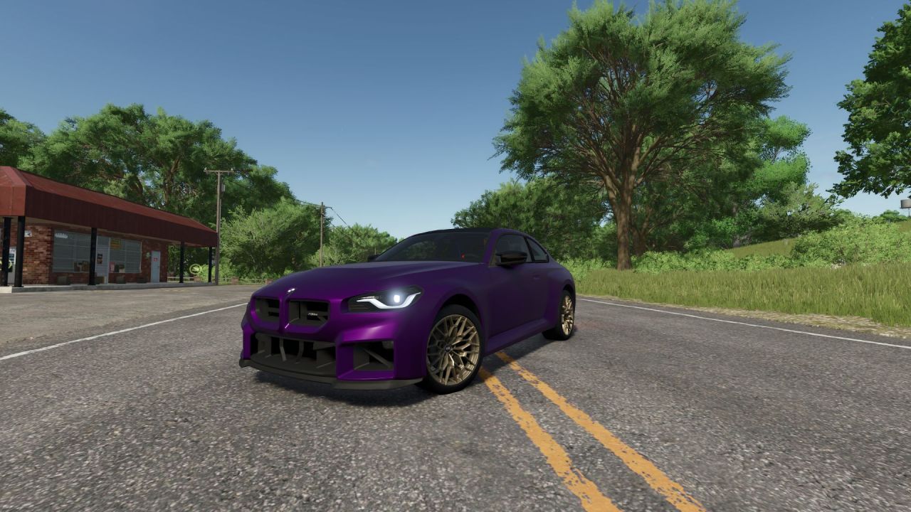 Автомобіль BMW M2 CS 2025 для Farming Simulator 25