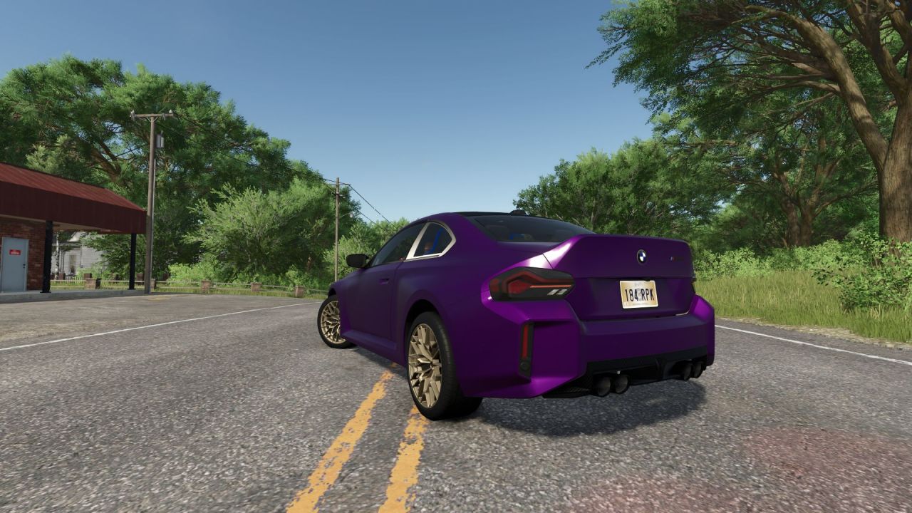 Автомобіль BMW M2 CS 2025 для Farming Simulator 25