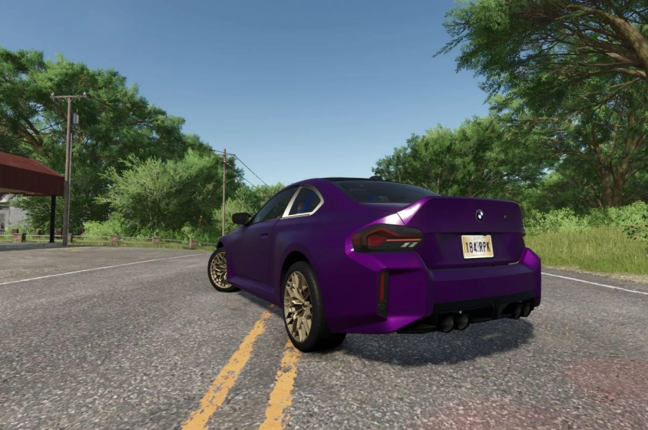 Автомобіль BMW M2 CS 2025 для Farming Simulator 25