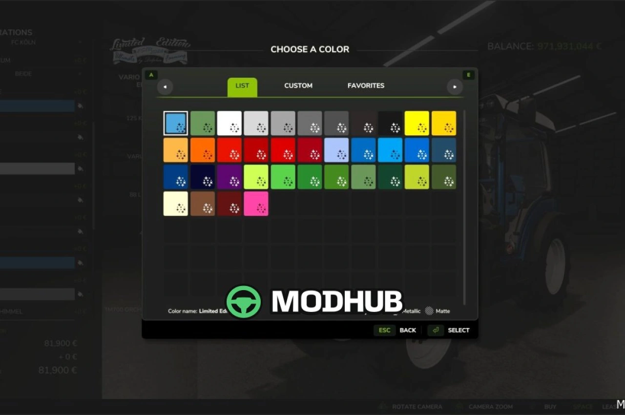 Трактор Vario 200 Limited Edition для Farming Simulator 25