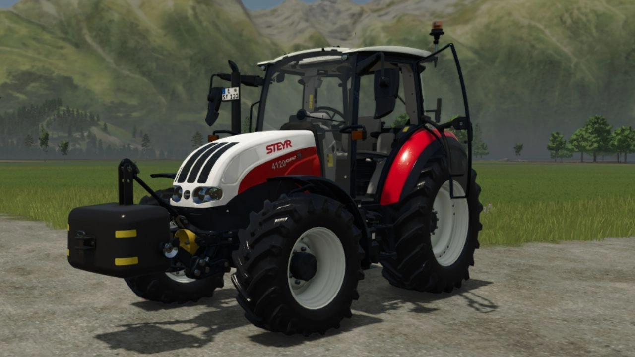 Трактор Steyr Kompakt 4120 для Farming Simulator 25