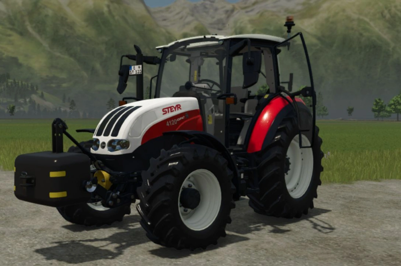 Трактор Steyr Kompakt 4120 для Farming Simulator 25
