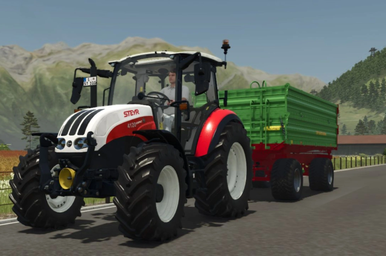Трактор Steyr Kompakt 4120 для Farming Simulator 25