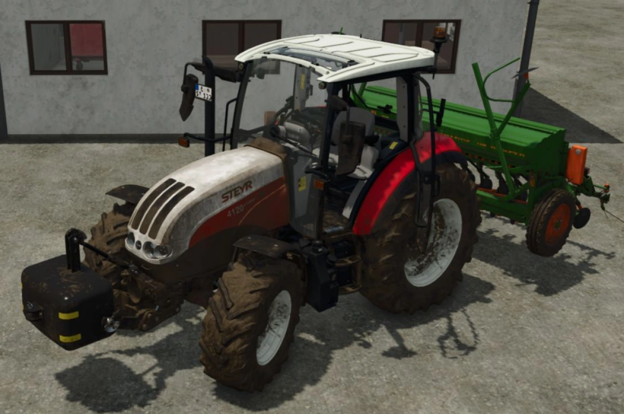 Трактор Steyr Kompakt 4120 для Farming Simulator 25