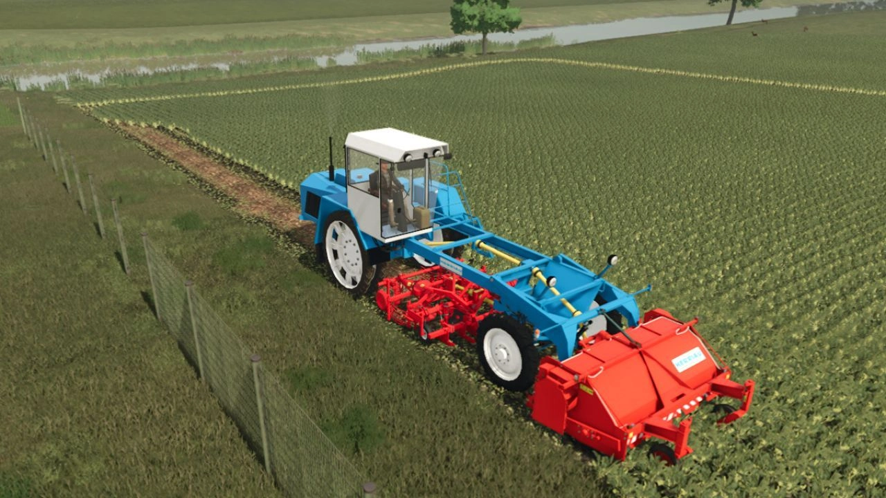 Zuckerrohrernter Herriau AM6 für Farming Simulator 25