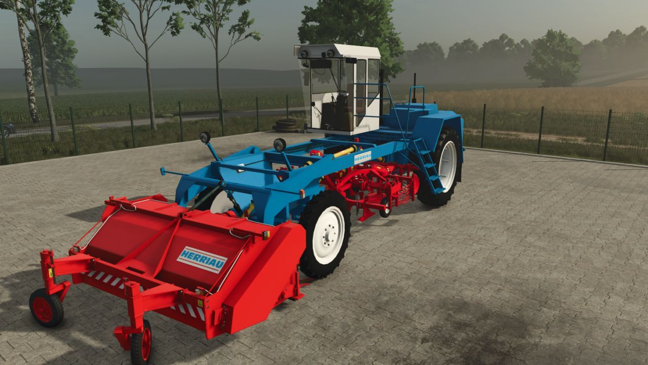 Zuckerrohrernter Herriau AM6 für Farming Simulator 25